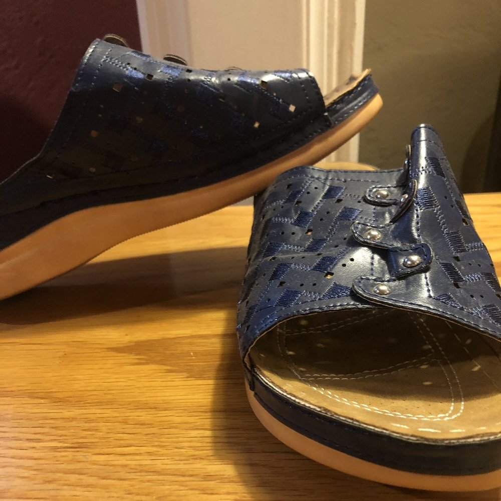 Blue slides